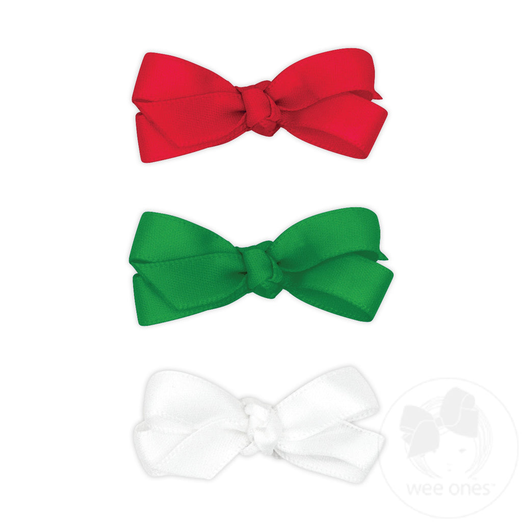 NEW MULTIPACK! Baby Satin Hair Bows with Knot Wrap