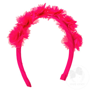 Chiffon Flower Girls Headband