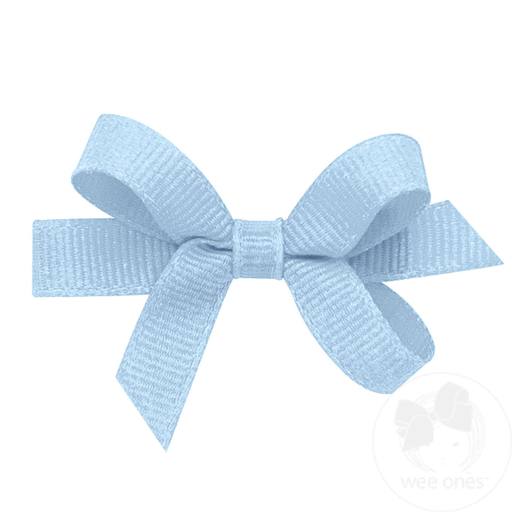 Baby Classic Grosgrain Girls Hair Bow (Plain Wrap)
