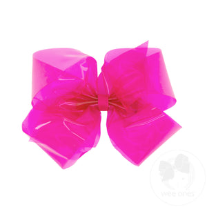 King WeeSplash Colored Vinyl Bow with Plain Wrap