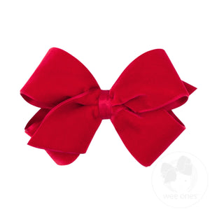 Small Classic Velvet Bow