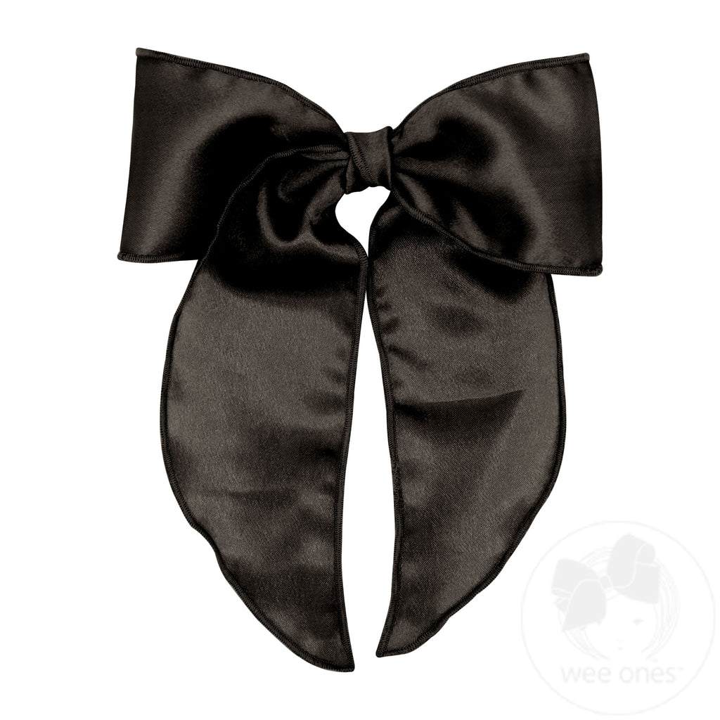 King Satin Bowtie with Twisted Wrap and Whimsy Tails