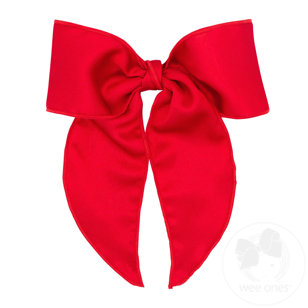 King Satin Bowtie with Twisted Wrap and Whimsy Tails