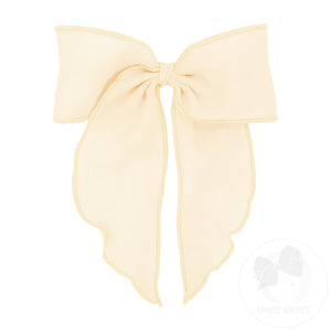 King Cotton Gauze Bowtie with Twisted Wrap and Whimsy Tails