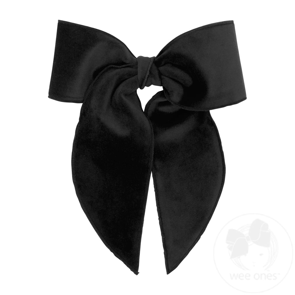 King Velvet Bowtie with Twisted Wrap and Whimsy Tails