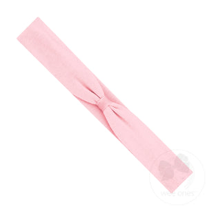 Add-a-Bow Cotton Jersey Baby Girls Hair Wrap
