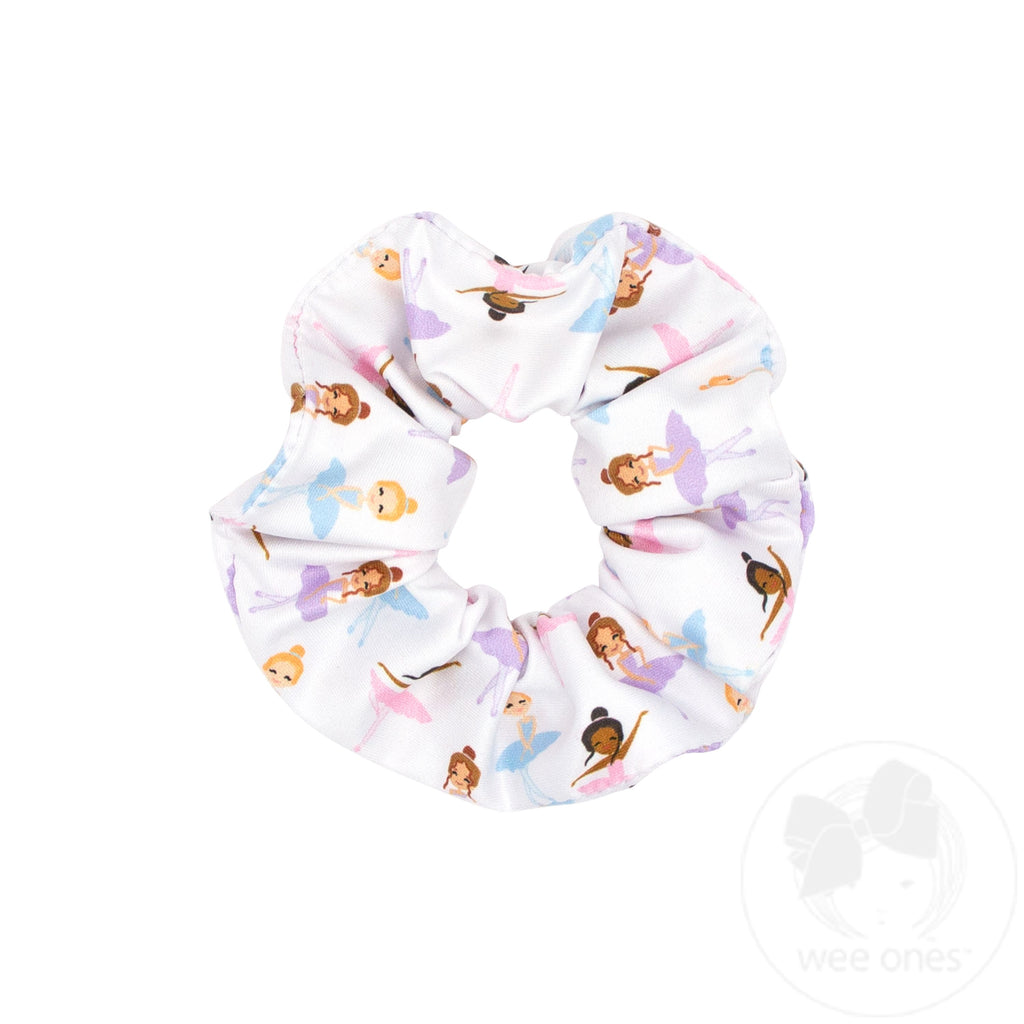 Ballet-themed Printed Scrunchie
