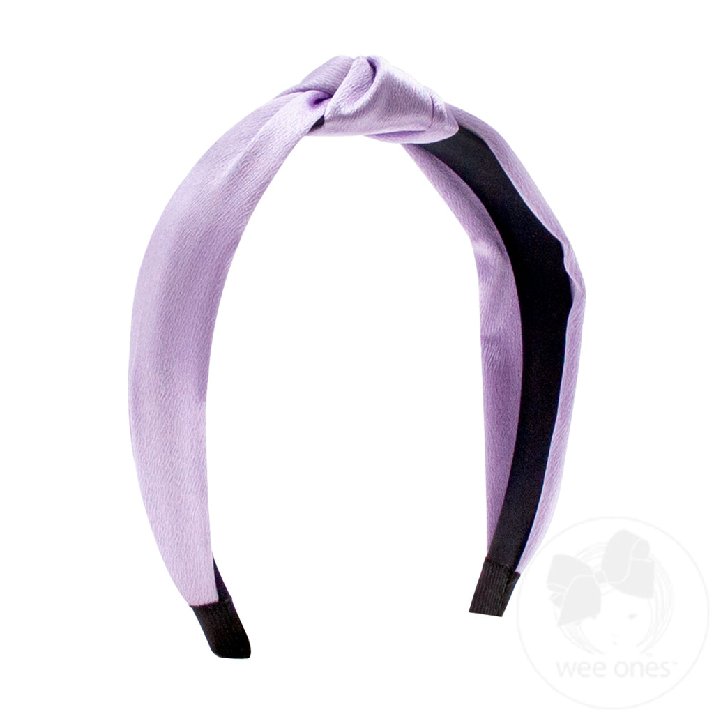 Satin Knot Wrapped Headband