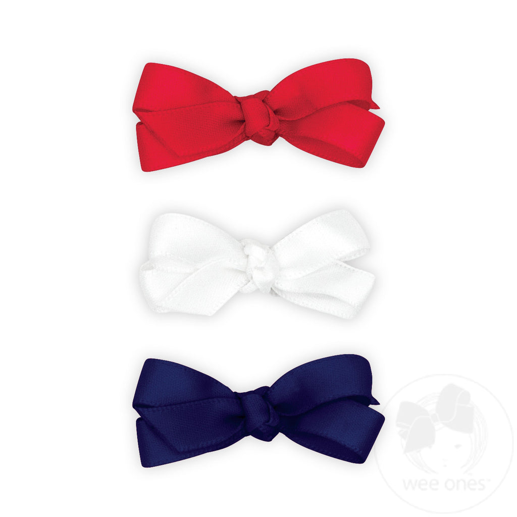 NEW MULTIPACK! Baby Satin Hair Bows with Knot Wrap