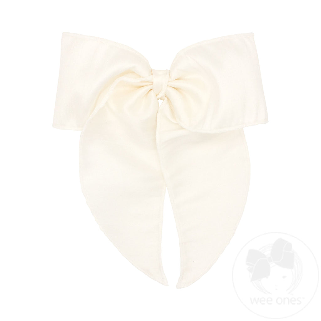 King Dupioni Bowtie with Twisted Wrap and Whimsy Tails