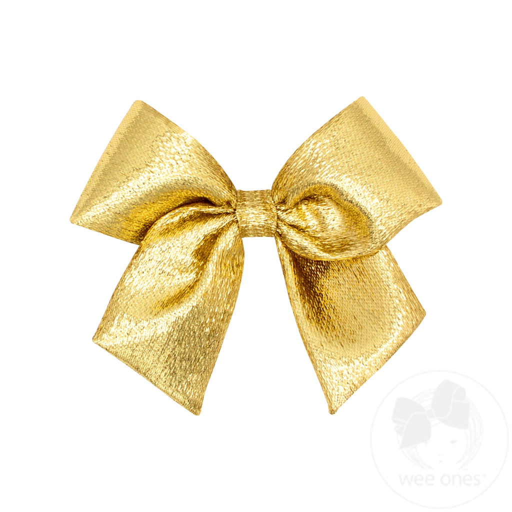 Medium Metallic Lamé  Bowtie with Tails