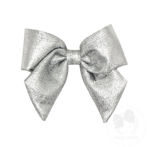 Medium Metallic Lamé  Bowtie with Tails