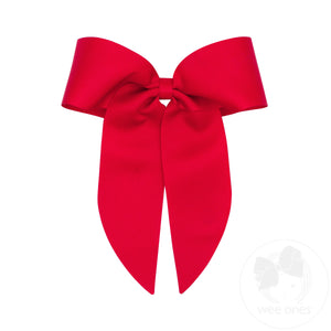 King Grosgrain Bowtie with Flat Wrap and Whimsy Tails