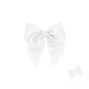 Small Grosgrain Bowtie with Flat Wrap and Whimsy Tails