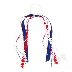 Satin Stars with Grosgrain Streamers Pony