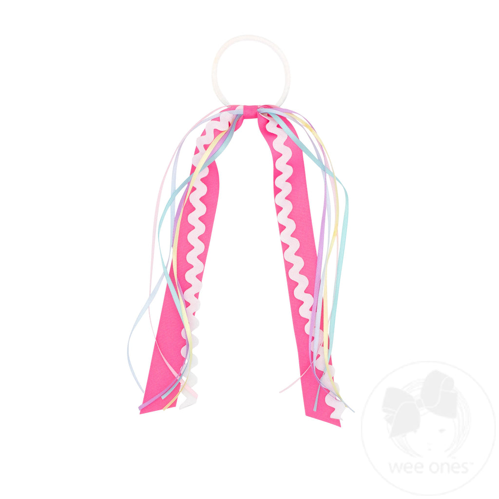 Ric-Rac with Grosgrain and Satin Streamers on a Pony