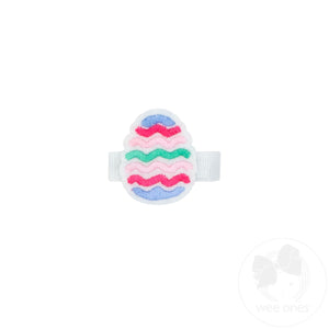 Easter Egg Embroidered Felt Stacker Clip