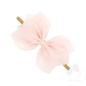 Medium Chiffon Flower on Nylon Baby Band