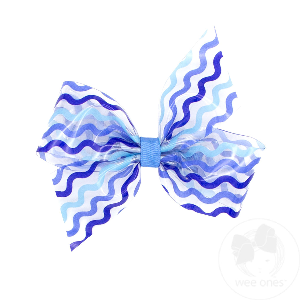 Medium Wee Splash Printed 2-Loop Swim Bow