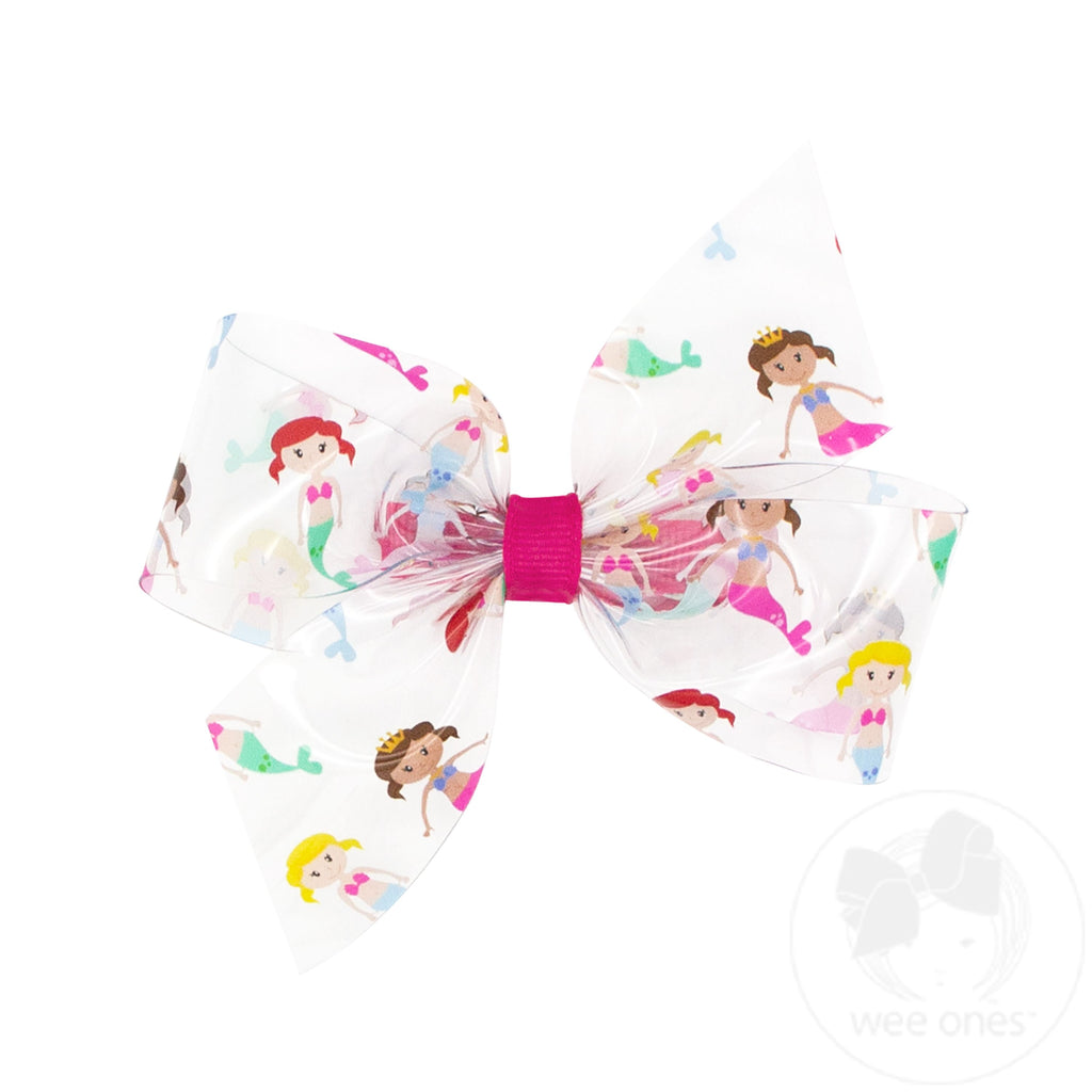 Medium Wee Splash Printed 2-Loop Swim Bow