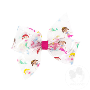 Medium Wee Splash Printed 2-Loop Swim Bow