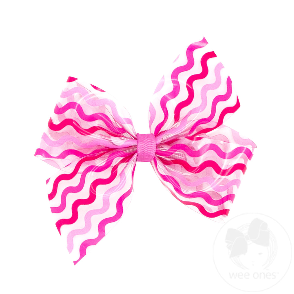 Medium Wee Splash Printed 2-Loop Swim Bow
