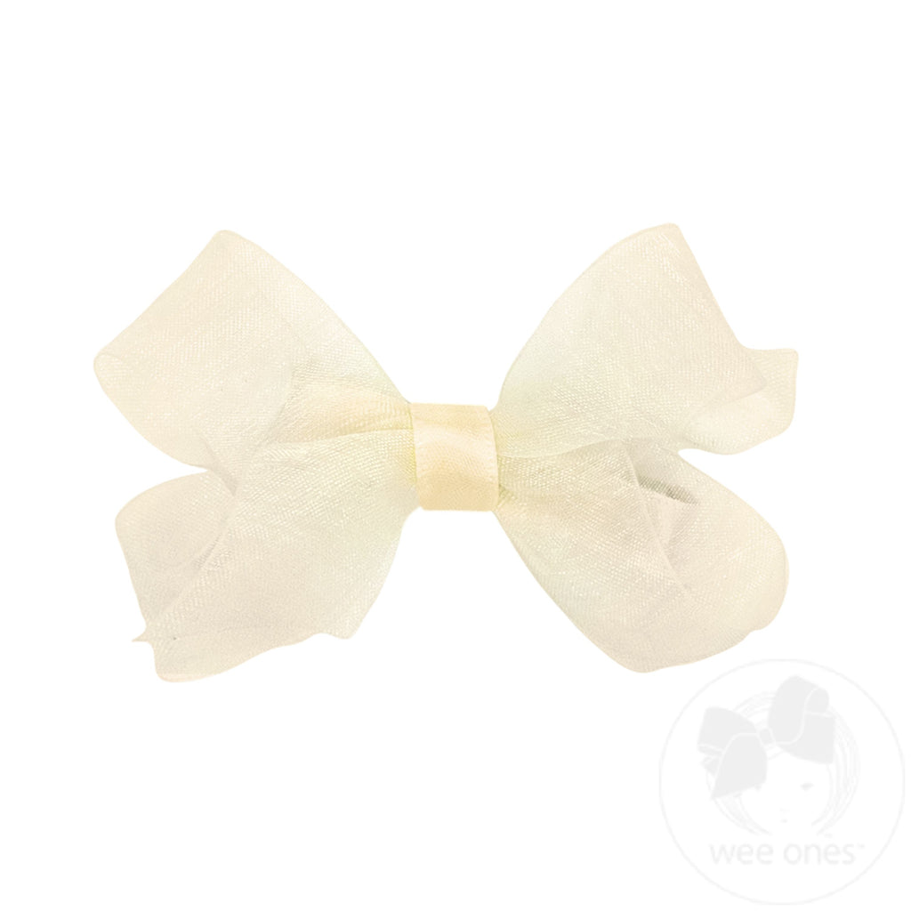 Mini Classic Organza Single Hair Bow