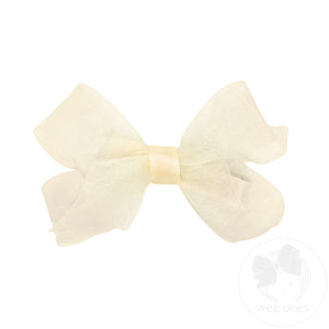 Mini Classic Organza Single Hair Bow