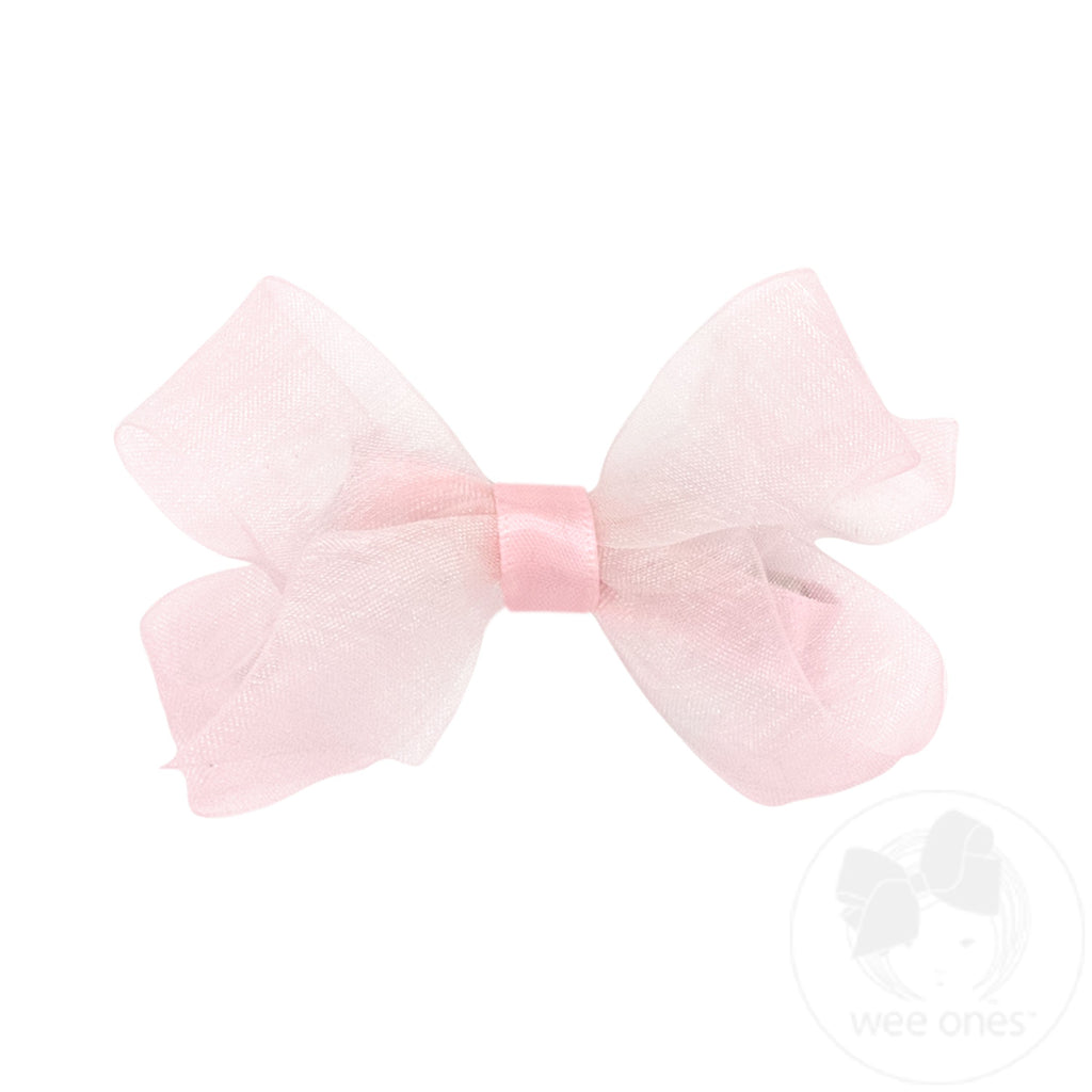 Mini Classic Organza Single Hair Bow