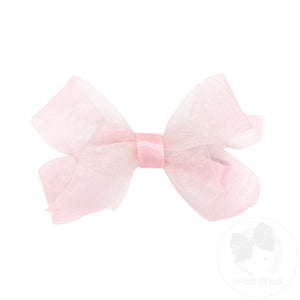 Mini Classic Organza Single Hair Bow