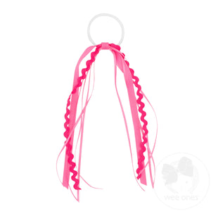 Grosgrain and Ric-Rac Ribbon Streamer Pony