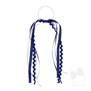 Grosgrain and Ric-Rac Ribbon Streamer Pony