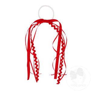 Grosgrain and Ric-Rac Ribbon Streamer Pony