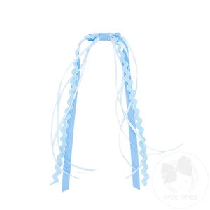 Grosgrain and Ric-Rac Ribbon Streamer Hair Clip