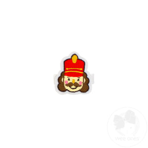 Felt Embroidered Nutcracker Hair Clip