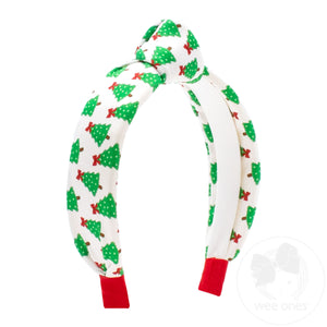 Christmas Tree Knot Headband