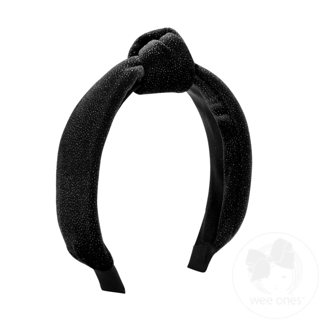Sparkle Velvet Knot Headband