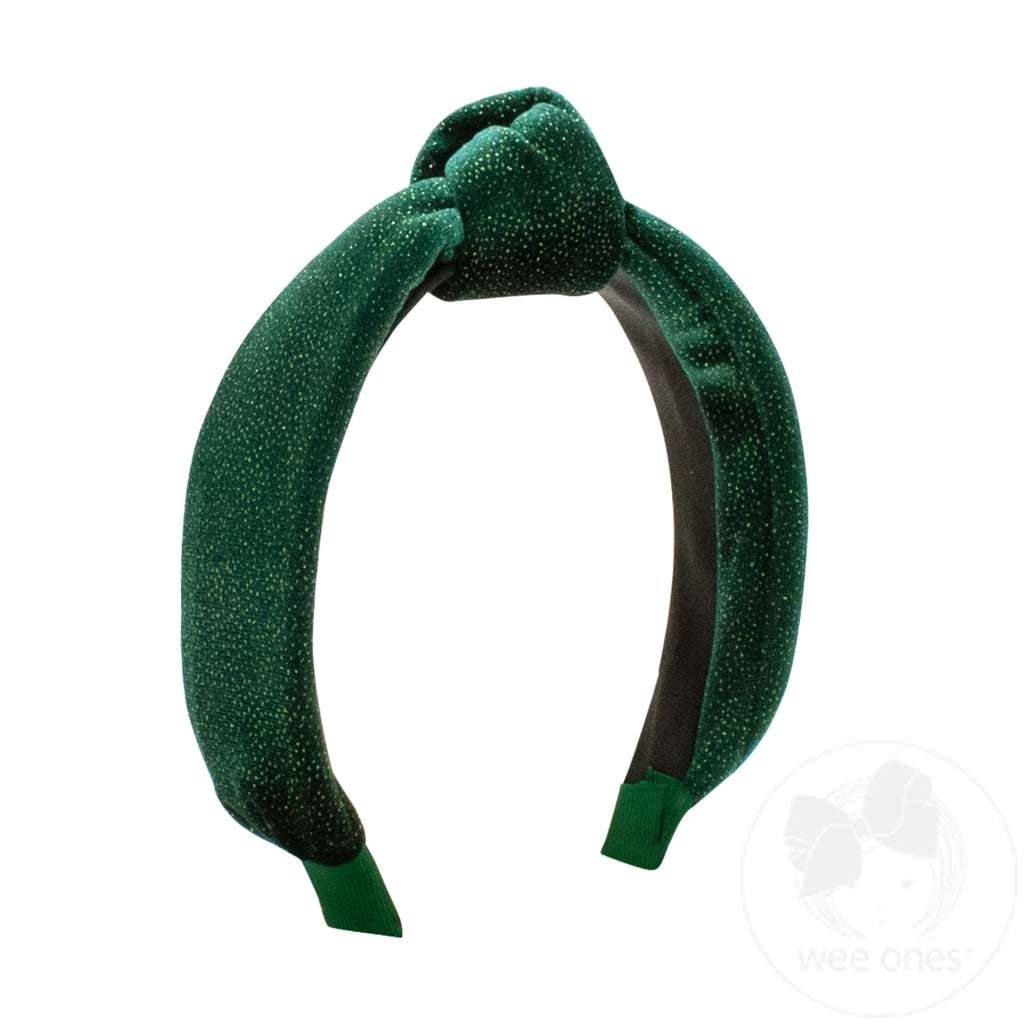 Sparkle Velvet Knot Headband