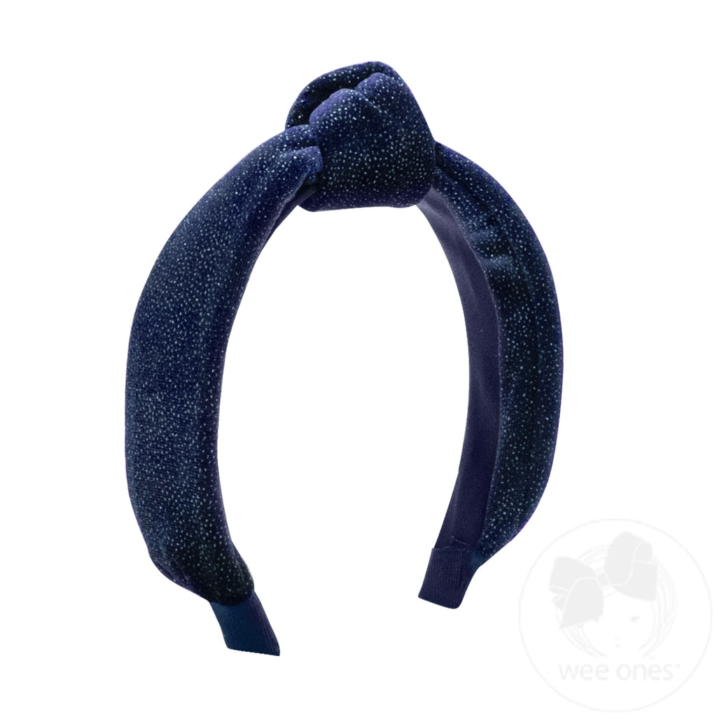 Sparkle Velvet Knot Headband