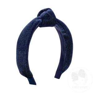 Sparkle Velvet Knot Headband