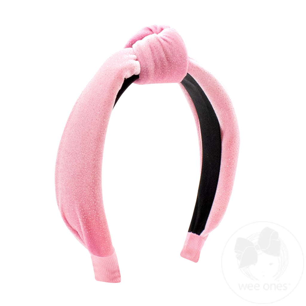 Sparkle Velvet Knot Headband