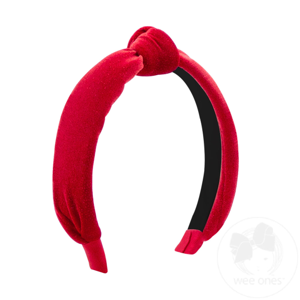 Sparkle Velvet Knot Headband