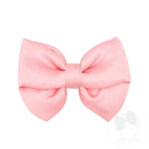 Medium Satin Plush-Filled Hair Bow
