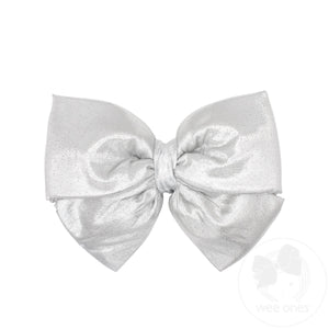 Medium Lamé Plush Hair Bow