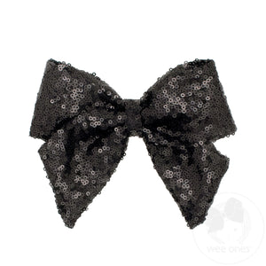 King Sequin Bowtie with Tails
