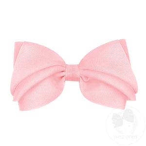 Mini King Pleated Grosgrain Hair Bow