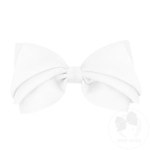 Mini King Pleated Grosgrain Hair Bow