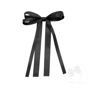 Mini Satin Double Loop Streamer Bow