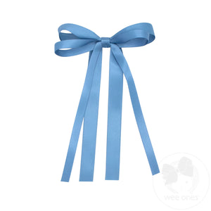 Mini Satin Double Loop Streamer Bow
