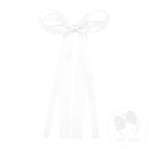 Mini Satin Double Loop Streamer Bow